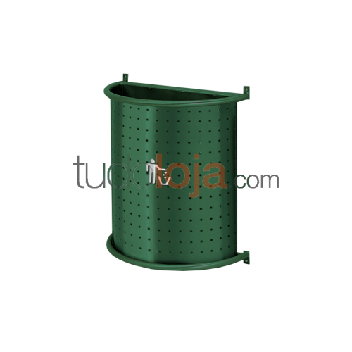 Contentor do lixo para fixar na parede exterior