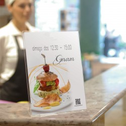Suporte de Menus para Mesa