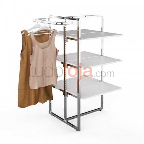 Estante para Centros de Lojas de Roupa