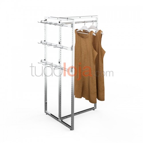 Estante para Centros de Lojas de Roupa