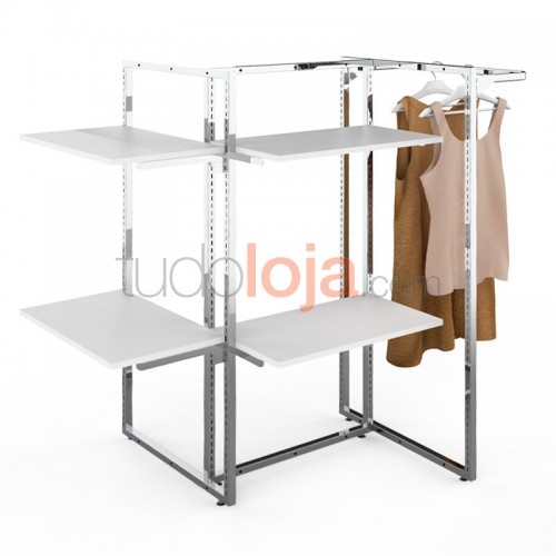 Estante para Centros de Lojas de Roupa