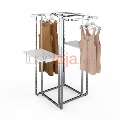 Estante para Centros de Lojas de Roupa