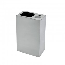 Cinzeiro Papeleira de Exterior - 54L+1,5L - Inox