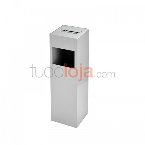 Cinzeiro Papeleira de Exterior - 25L+1,5L - Inox