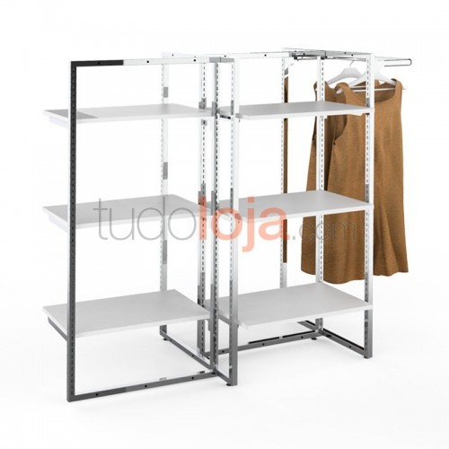 Estante para Centros de Lojas de Roupa