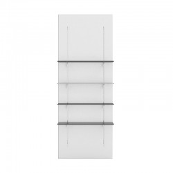 Painel de madeira com prateleiras para Lojas