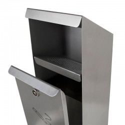 Cinzeiro de exterior para fixar na parede - 4L