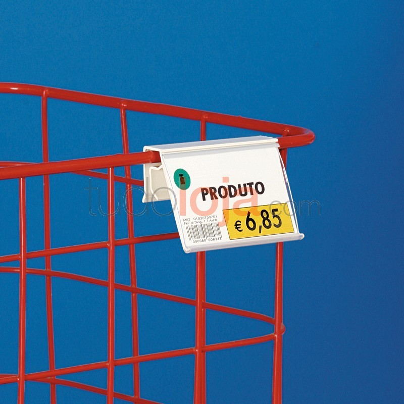 Perfil porta-preço para Arames