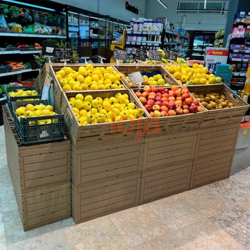 Expositor Caixas de Fruta
