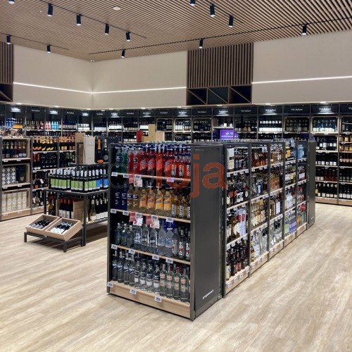 Estantes para Garrafeira de Supermercado 015
