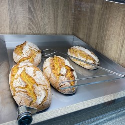 Móvel expositor self-service de Pão para Supermercado e Mercearia