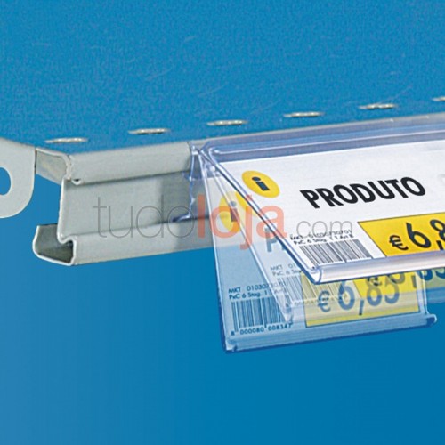 Perfil Porta-Preço para Prateleiras Chapa Alser