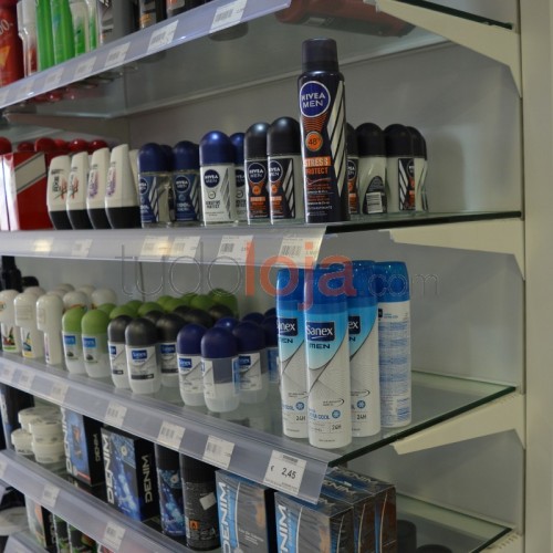 Estantes para Perfumaria e Loja de Cosmética