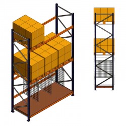 divisória rede metálica para estantes rack