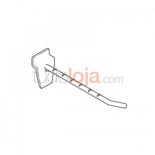 Gancho plástico para painel multi-sistema