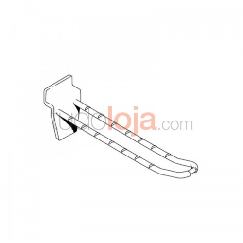 Gancho plástico para painel multi-sistema