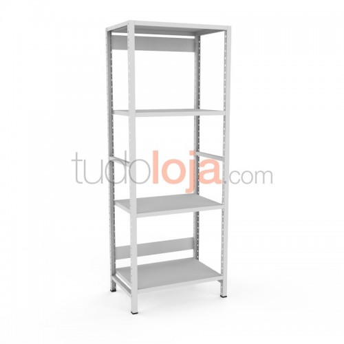 Estante encaixe H2000xP400xL750 com 4 prateleiras