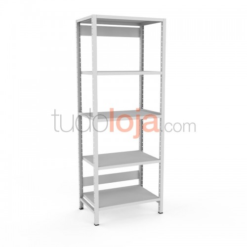 Estante encaixe H2000xP400xL750 com 5 prateleiras