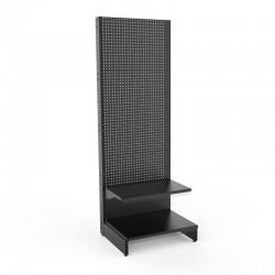 Estante Mural 505 para Espaços Comerciais - Preto