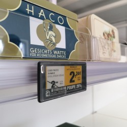 Perfil porta-preço para etiqueta eletrónica SES VUSION