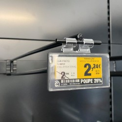 Suporte Etiqueta Eletrônica SES VUSION para Ganchos