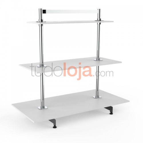 Gondola Móvel Central para Lojas