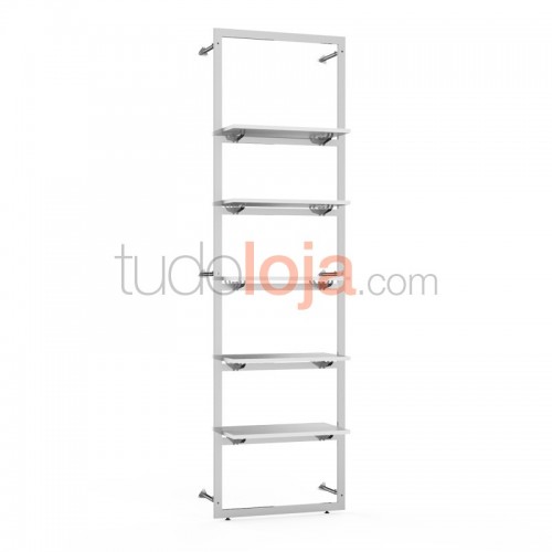 Estante Mural para Lojas Roupa - OUTLET