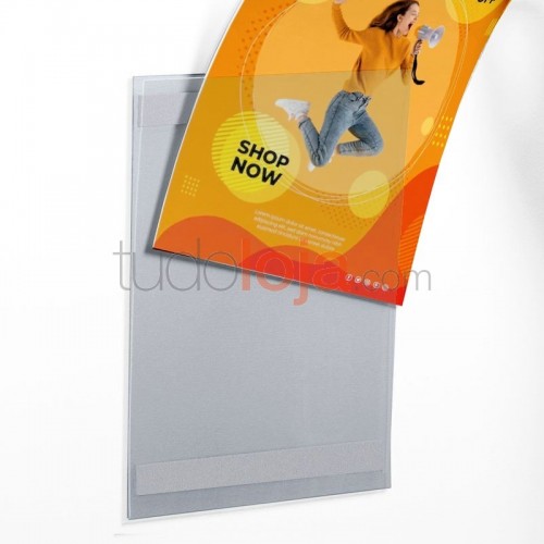 Bolsa com adesivo para Poster