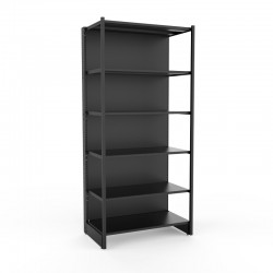 Estante Mural 501 para Lojas - Preto