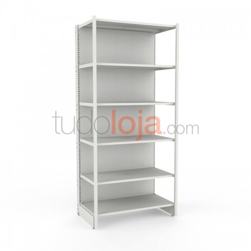 Estante Mural 501 para Lojas - Branco