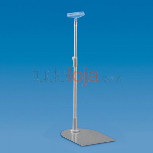 Suporte telescópico alumínio + Base chapa