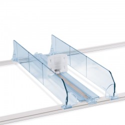 Empurrador de embalagens para Prateleiras