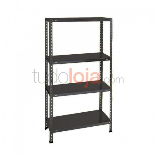 Estante metálica H1500xP300xL750  com 4 prateleiras