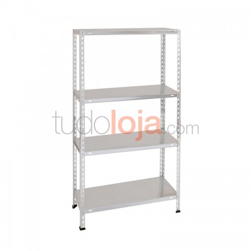 Estante metálica H1500xP300xL750  com 4 prateleiras