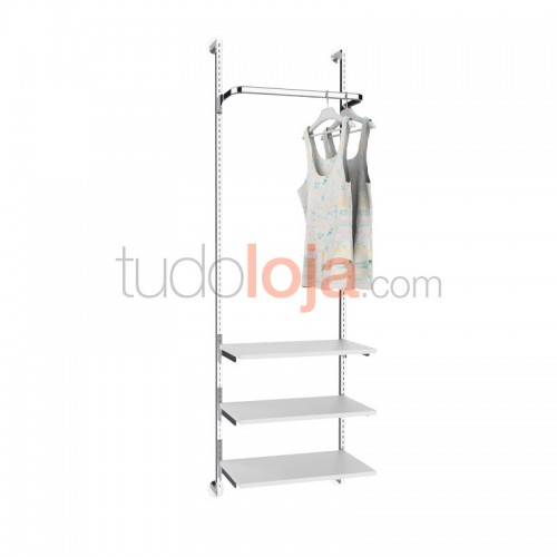 Estante 2000x600 para fixar na Parede de Lojas