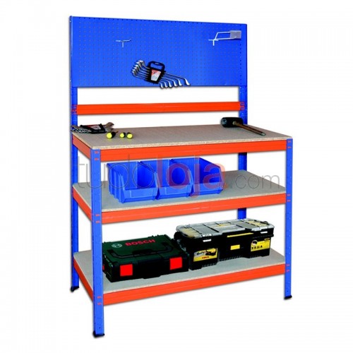 Bancada de Trabalho com Painel Perfurado