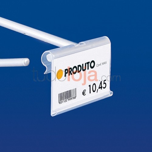 Etiqueta de Preço 32x80 para Ganchos Ø7,2