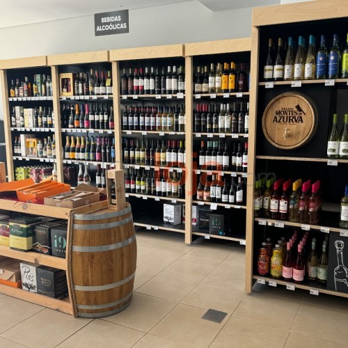 Estantes para Garrafeira de Supermercado