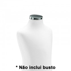 Topo cromado para Busto criança