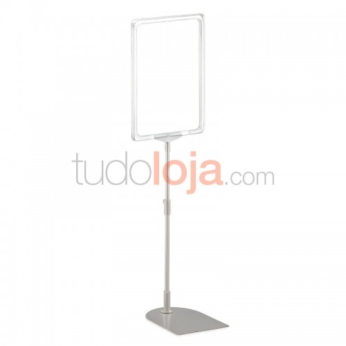 Poster Stand com Caixilho A4 Transparente para Folhetos