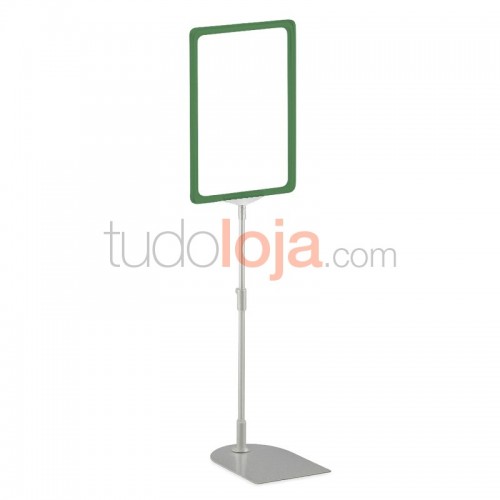 Poster Stand com Caixilho A4 Verde para Folhetos