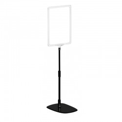 Poster stand de plástico + Caixilho