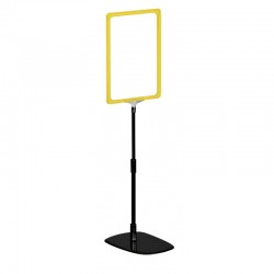 Poster stand de plástico + Caixilho