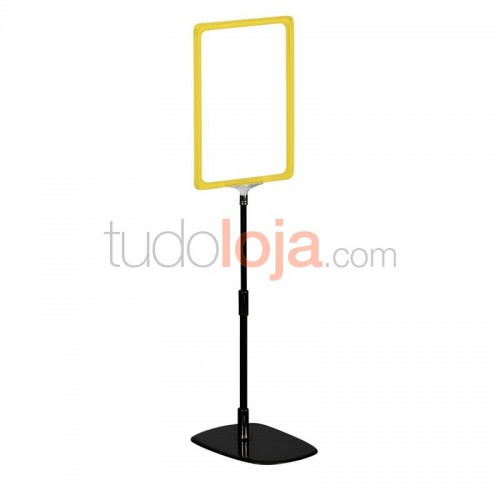 Poster stand de plástico + Caixilho