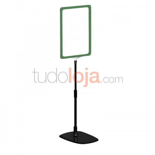 Poster stand de plástico + Caixilho