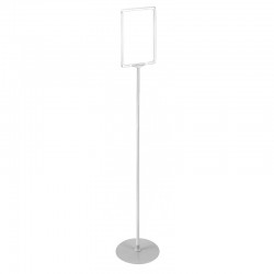 Poster Stand (Pé de Galo) H1500 com Caixilho para  Folhetos Lojas e Supermercados