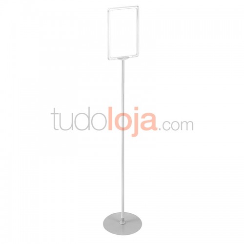 Poster Stand (Pé de Galo) H1500 com Caixilho para  Folhetos Lojas e Supermercados