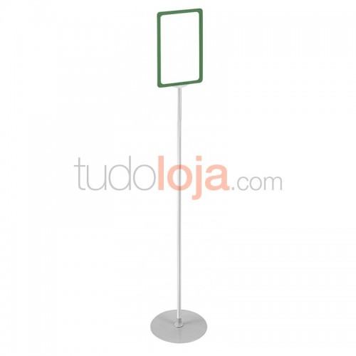 Suporte H1500 com Moldura Plástico para Folhetos