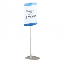 Suporte H300-550 com Display  A4 para Posters