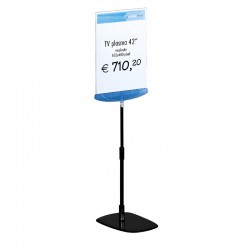 Suporte H300-550 com Display  A4 para Posters